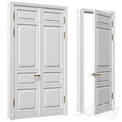 Classic paneled door 3D Models 3DSKY 