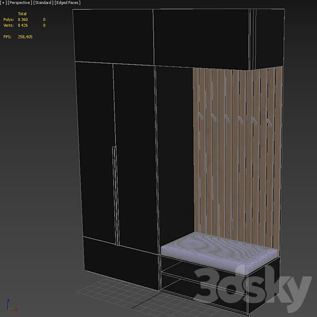 Hallway 01 3D Models 3DSKY