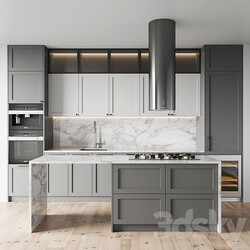 kitchen 0120 Kitchen 3D Models 3DSKY 