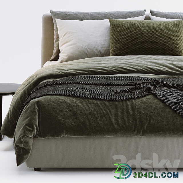 Flou Merkurio Bed Bed 3D Models 3DSKY