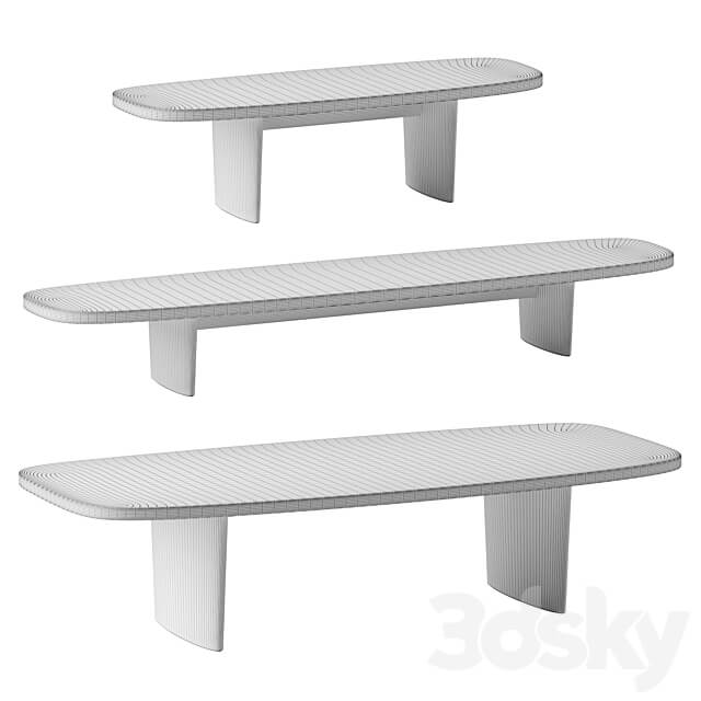Materia coffee tables by ClassiCon 3D Models 3DSKY