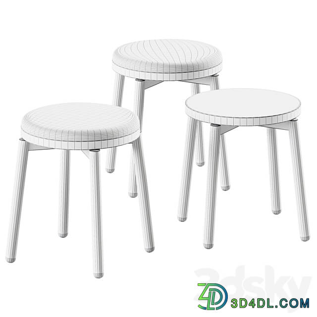 Viva Stool by Branca Lisboa 3D Models 3DSKY