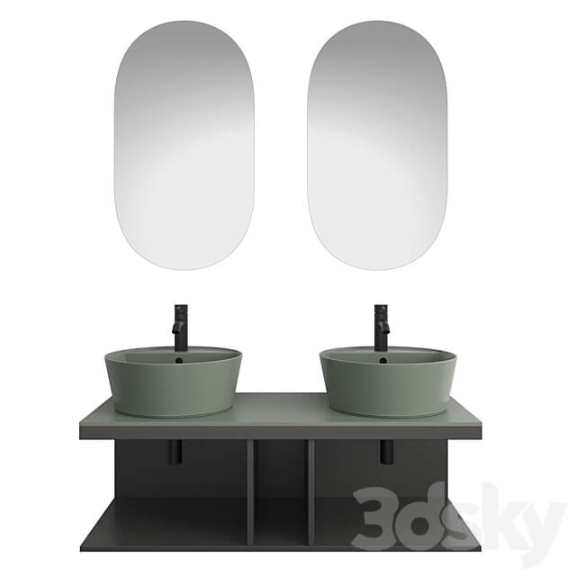 Bathroom set Cielo Multiplo 3D Models