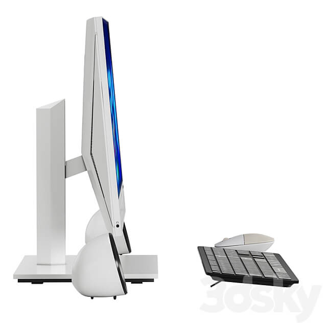 Monoblock HP EliteOne 800 G6 PC other electronics 3D Models 3DSKY
