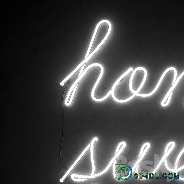 Light modules. Set 58. Neon Technical lighting 3D Models 3DSKY