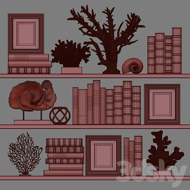Decor Set 131 3D Models 3DSKY