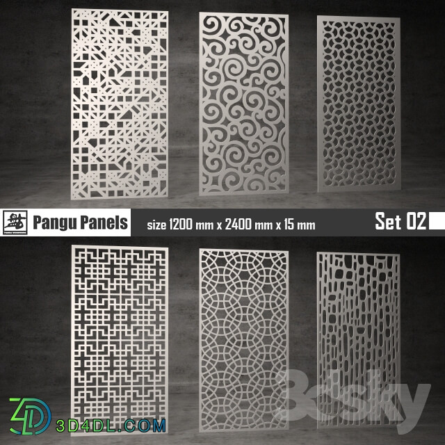 Other decorative objects Pangu Panels Set 02