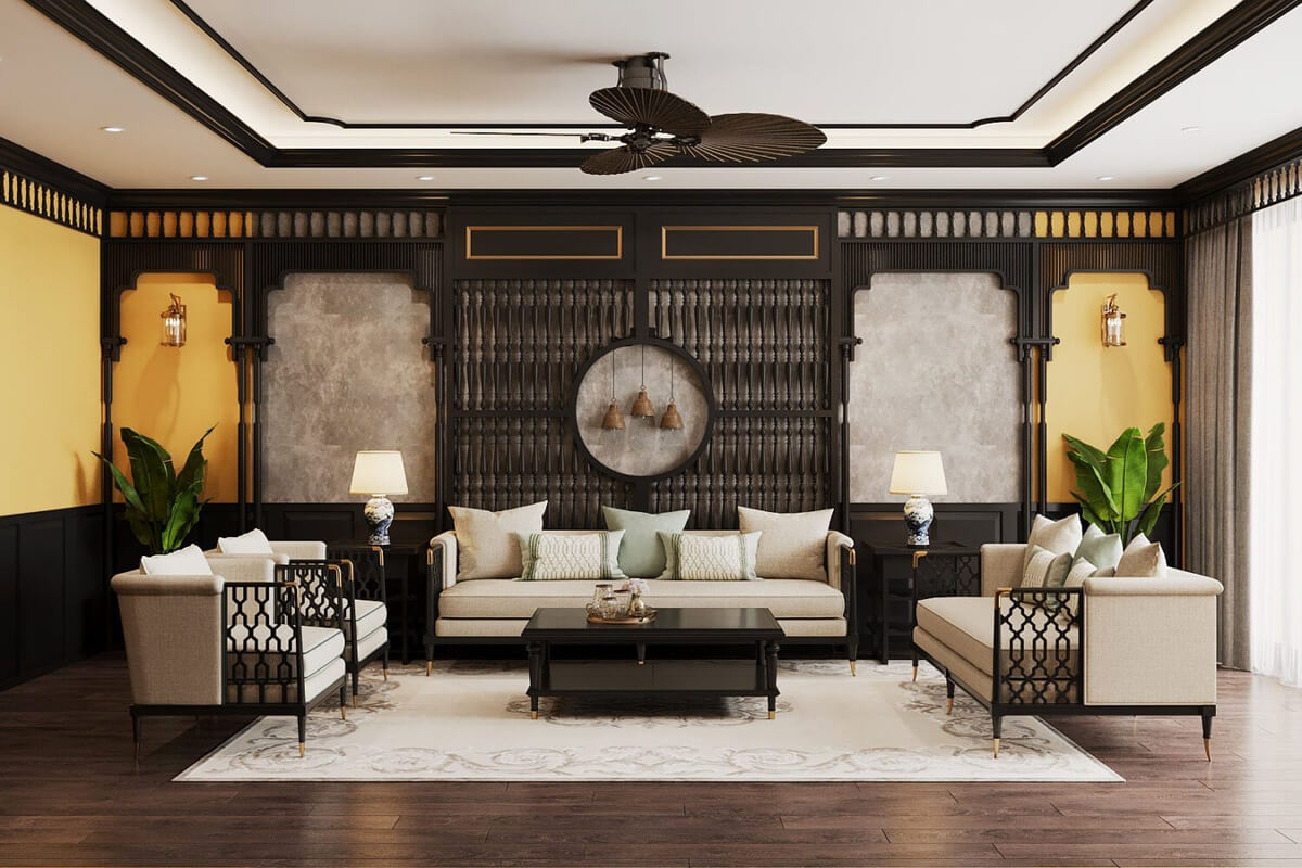  Interior Living room Model by Meo Beo
