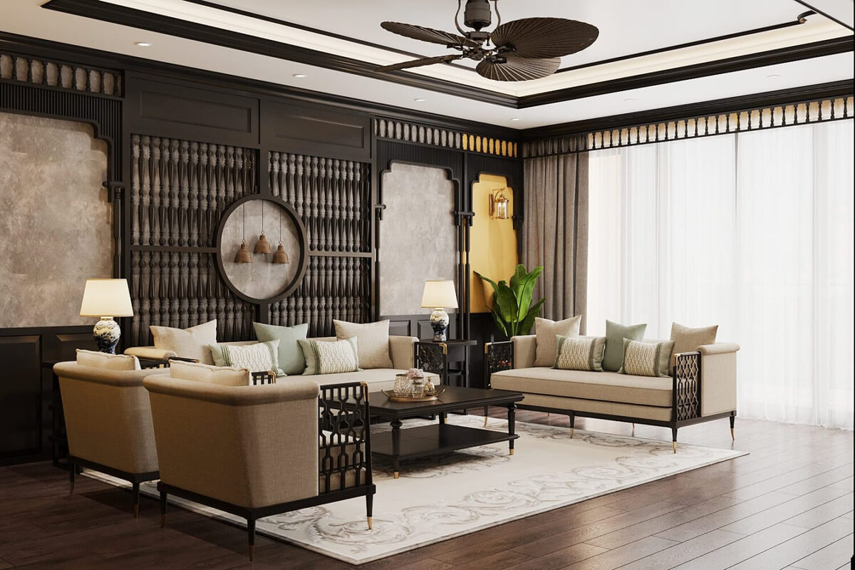  Interior Living room Model by Meo Beo