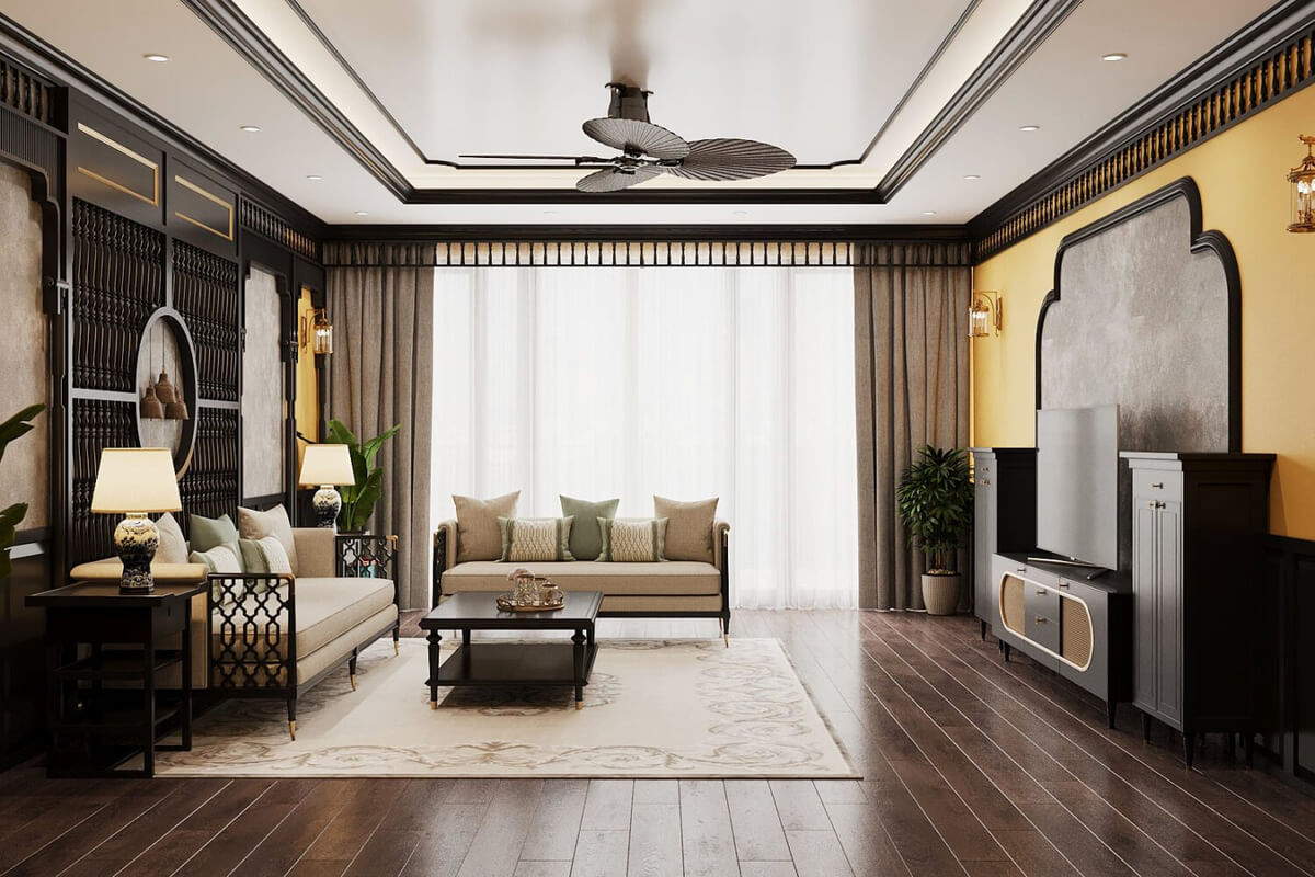  Interior Living room Model by Meo Beo