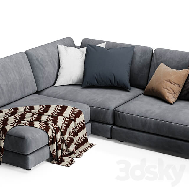 Blanche katarina sectional sofa 3D Models 3DSKY