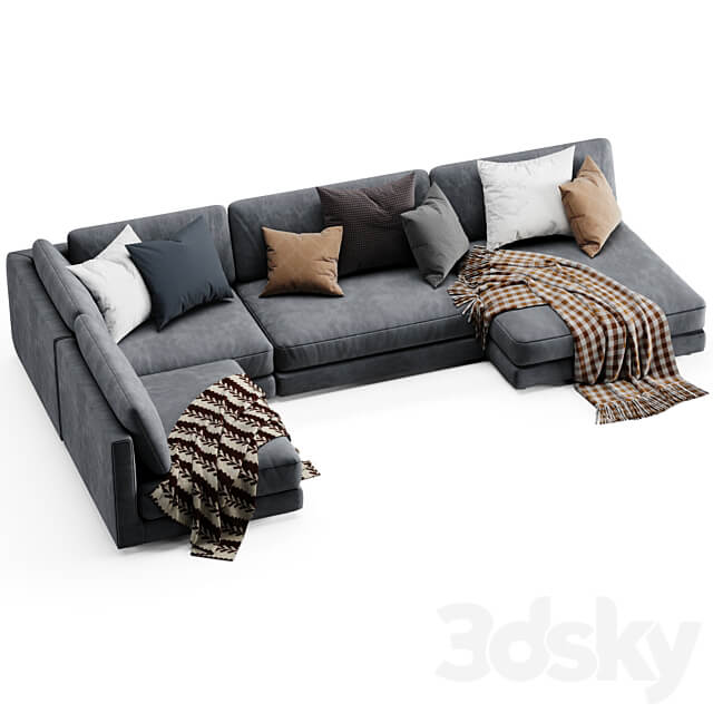 Blanche katarina sectional sofa 3D Models 3DSKY