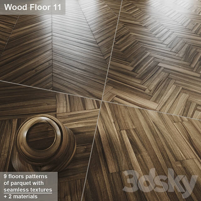 Laminate Parquet Seamless wood material 10 Wood 3D Models 3DSKY