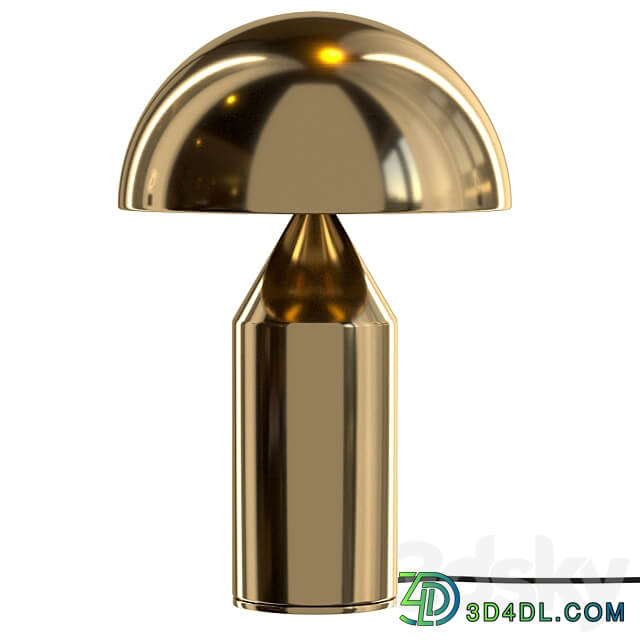 Mid Century Mushroom Table Lamp 3D Models 3DSKY