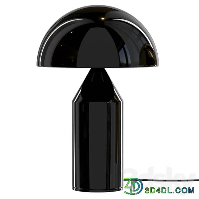 Mid Century Mushroom Table Lamp 3D Models 3DSKY