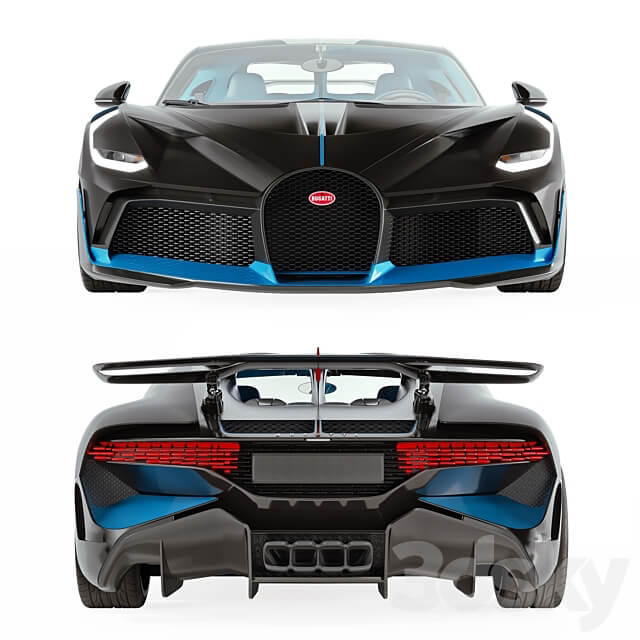 Bugatti Divo 3D Models 3DSKY