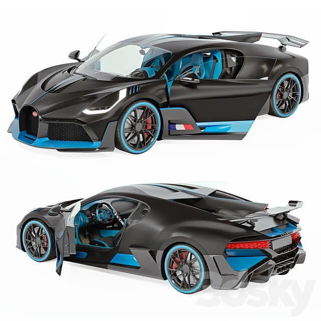 Bugatti Divo 3D Models 3DSKY