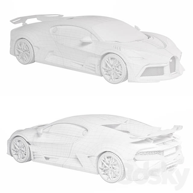 Bugatti Divo 3D Models 3DSKY