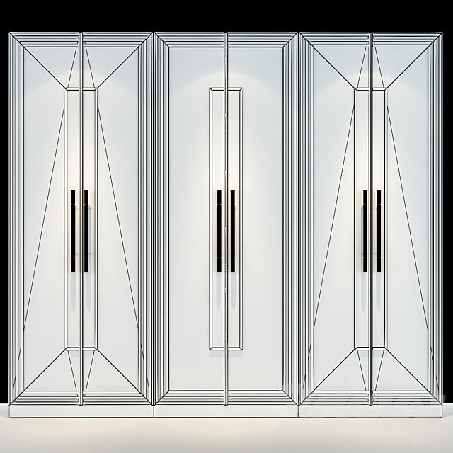 Furniture Composition 66 Wardrobe Display cabinets 3D Models 3DSKY