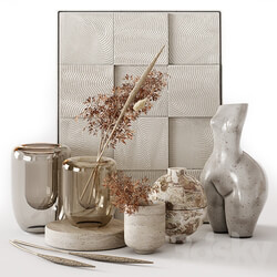Decorative Set 3D Models 3DSKY 