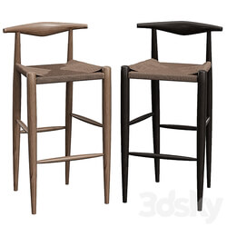Hans Wegner Counter stool 3D Models 3DSKY 