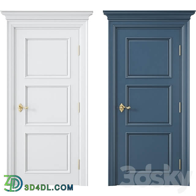 Door 414 3D Models 3DSKY
