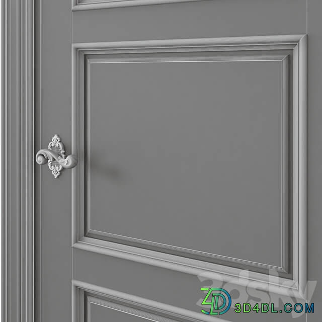 Door 414 3D Models 3DSKY