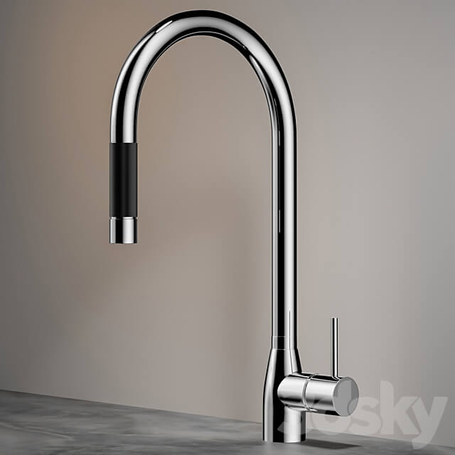 Fauset Quadro Brass Faucet 3D Models 3DSKY