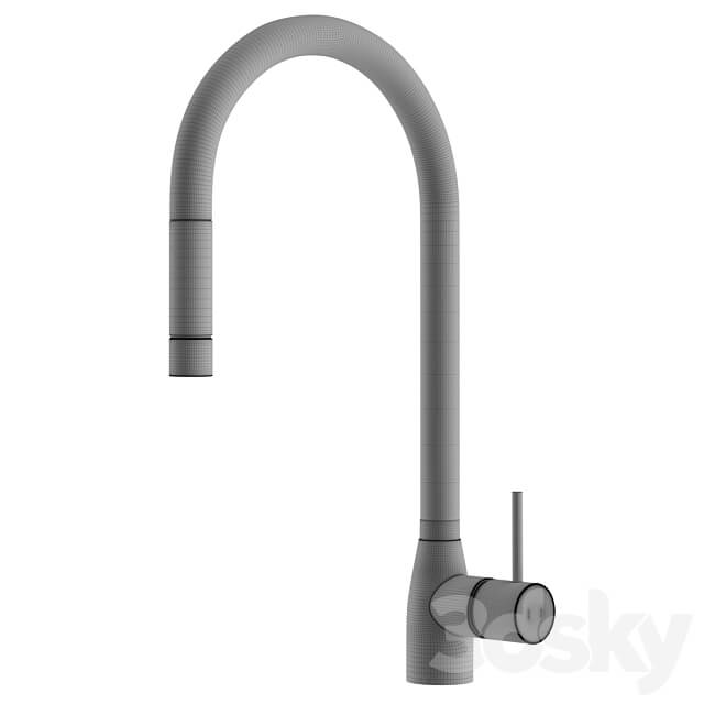 Fauset Quadro Brass Faucet 3D Models 3DSKY