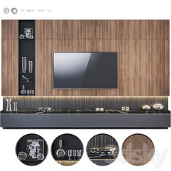 Tv Wall Set 12 3D Models 3DSKY 