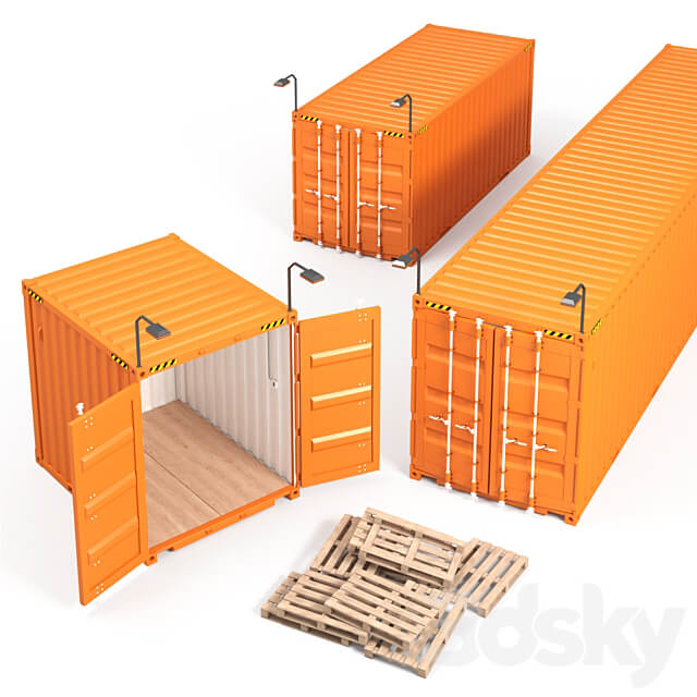 Container 10 20 40 ft Other 3D Models