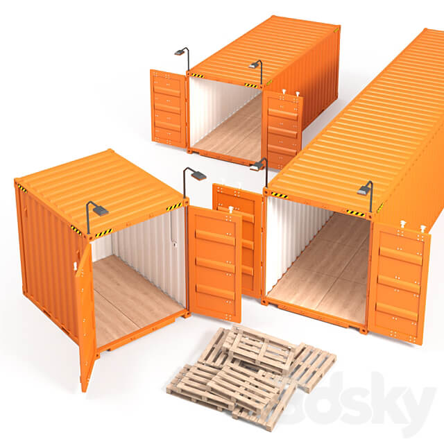 Container 10 20 40 ft Other 3D Models
