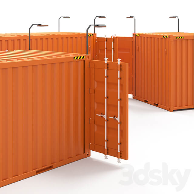 Container 10 20 40 ft Other 3D Models