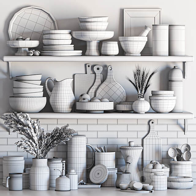 kitchen accessories016 3D Models 3DSKY