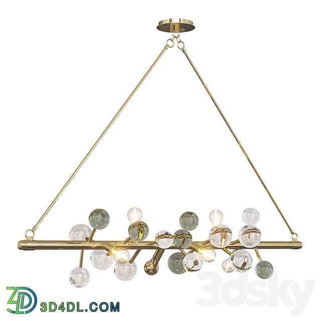 Globo chandelier Article 29883 Brand Jonathan Adler Pendant light 3D Models 3DSKY