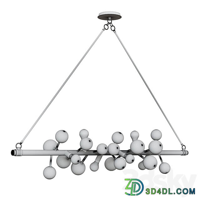 Globo chandelier Article 29883 Brand Jonathan Adler Pendant light 3D Models 3DSKY
