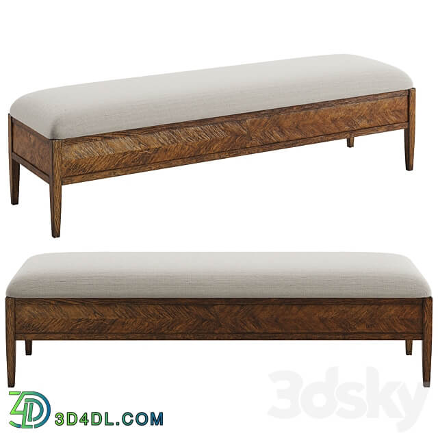 Theodore Alexander Nova Bench 3D Models 3DSKY