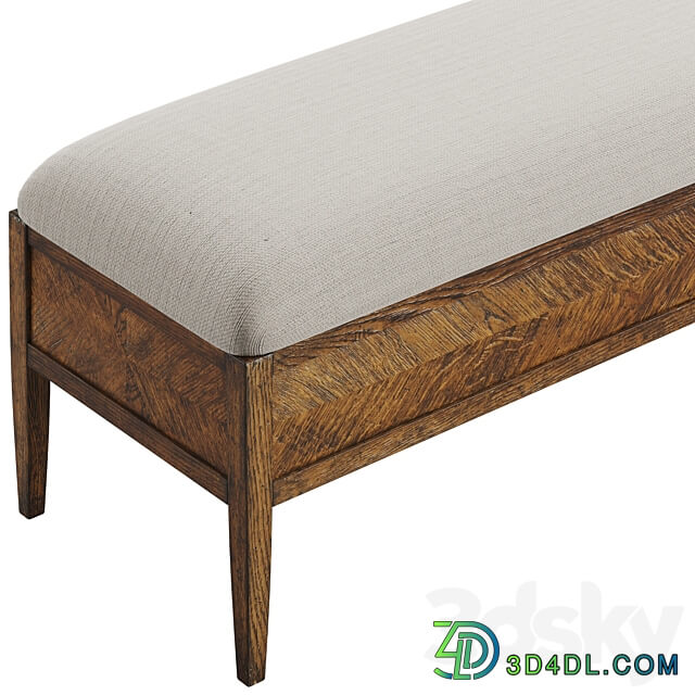 Theodore Alexander Nova Bench 3D Models 3DSKY