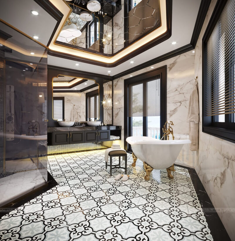  Indochine Bathroom Interior Model by Tran Thanh