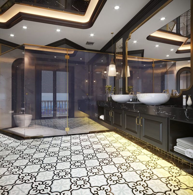  Indochine Bathroom Interior Model by Tran Thanh