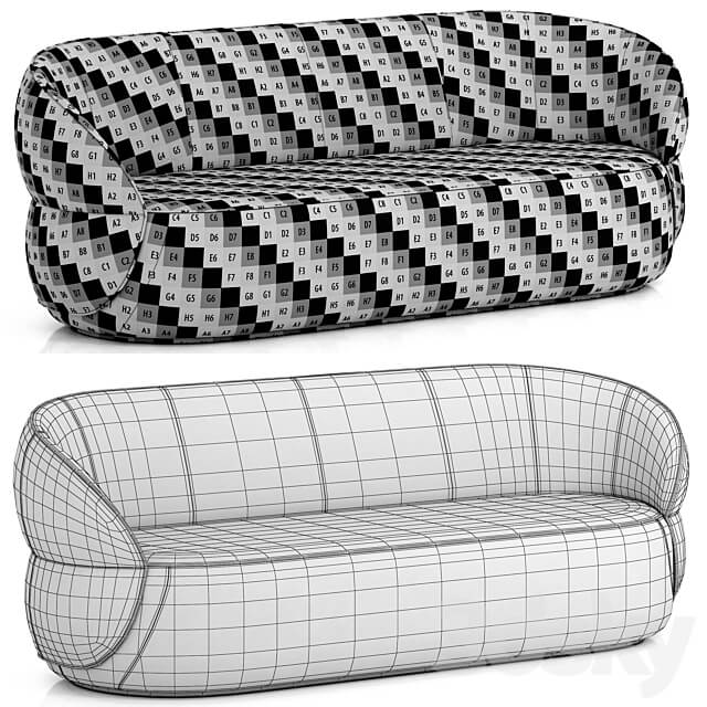 Ditre Italia Clip sofa 3D Models 3DSKY