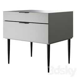 Visney C2 gray bedside table Sideboard Chest of drawer 3D Models 3DSKY 