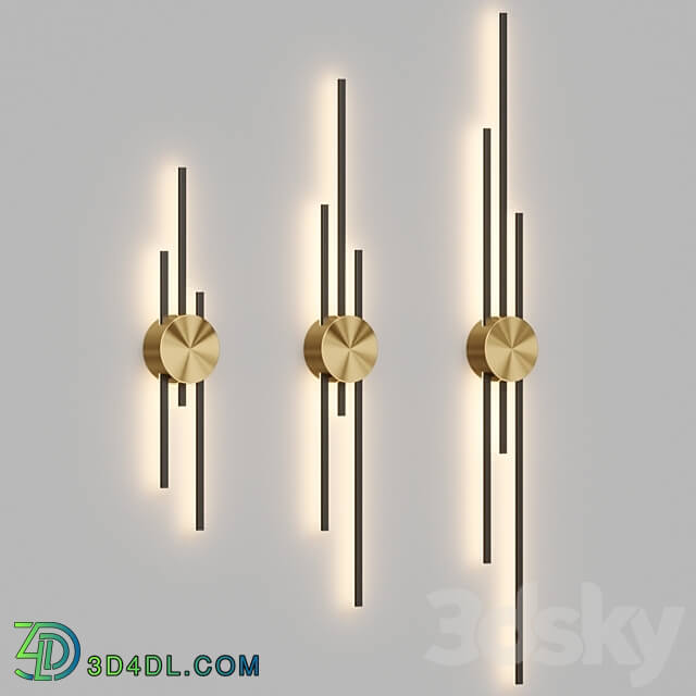 Wall sconce GULL B Lampatron 3D Models 3DSKY