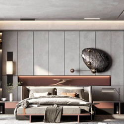 3D Interior Scenes File 3dsmax Model Bedroom 433 By Kha Vi 