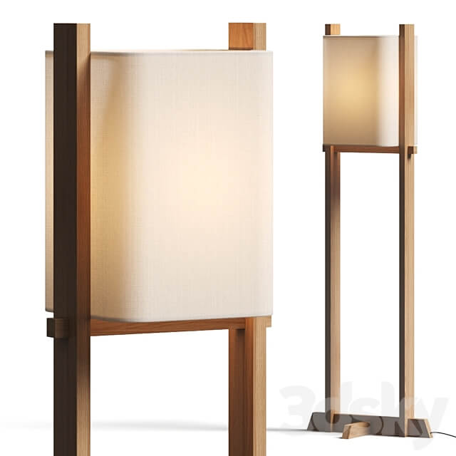 Crate and Barrel Shinola Floor Lamp 3D Models 3DSKY