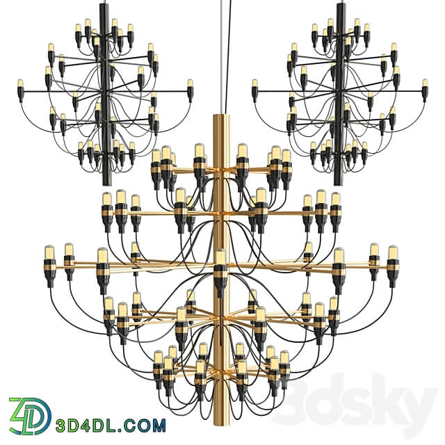 Flos chandelier Pendant light 3D Models 3DSKY