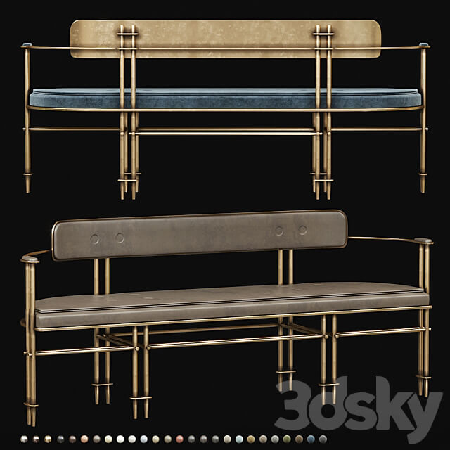 Apparatus Episode Settee 3D Models 3DSKY