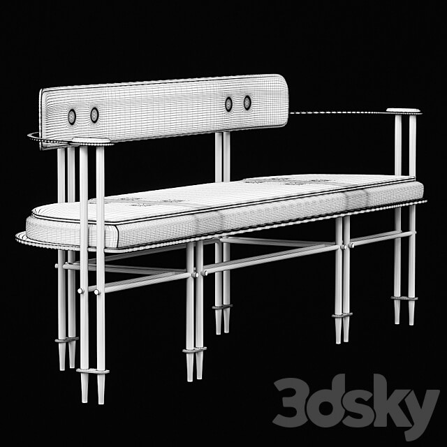 Apparatus Episode Settee 3D Models 3DSKY