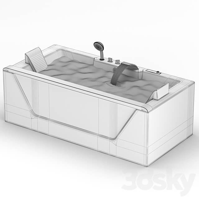 EAGO whirlpool tub 3D Models 3DSKY
