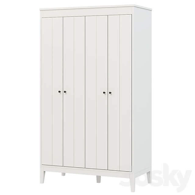 IDANÄS IDANES Wardrobe white121x211 Wardrobe Display cabinets 3D Models 3DSKY